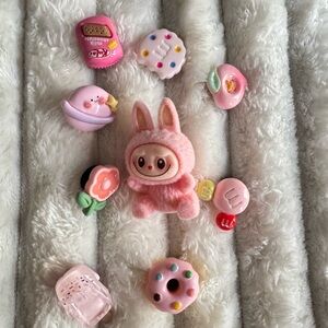 Pink Bunny Plush Toy Set